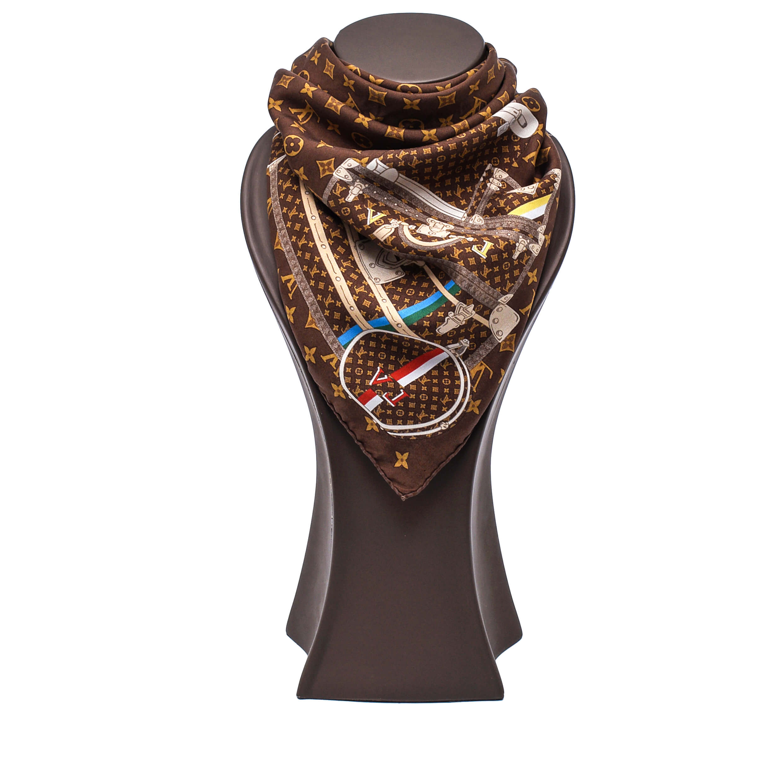 Louis Vuitton - Trunks Monogram Silk Scarf